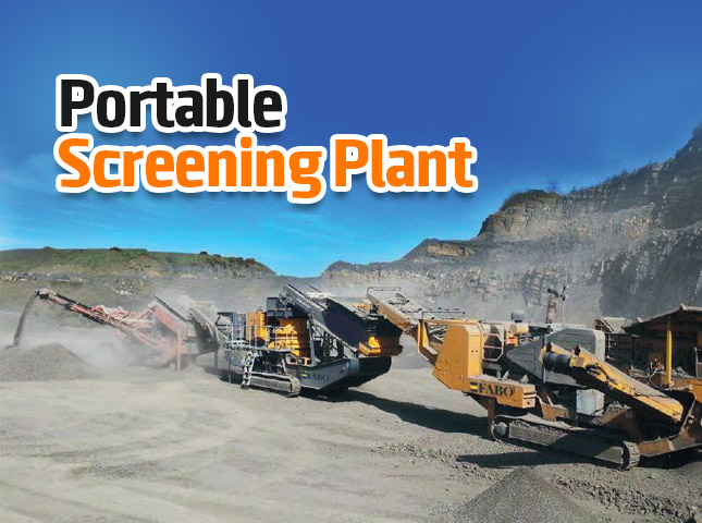 Portable Screening Plant