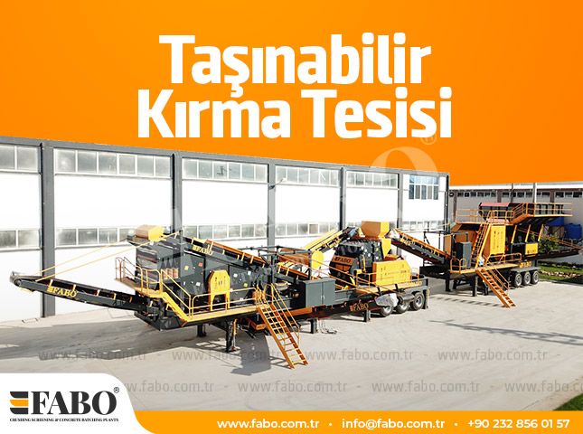 Taşınabilir Taş Kırma Makinası
