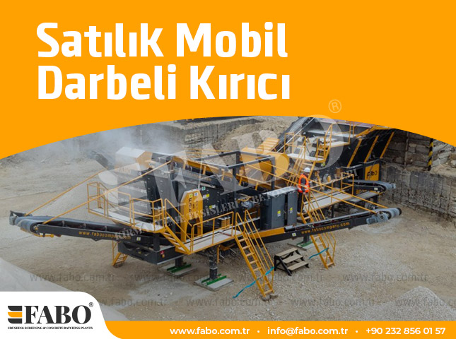 Satılık Mobil Darbeli Kırıcı