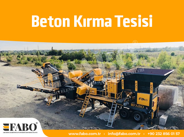 Beton Kırma Tesisi