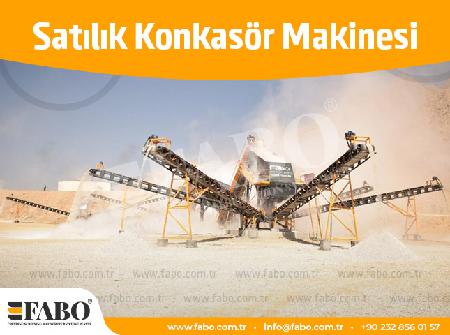 Satılık Konkasör Makinesi