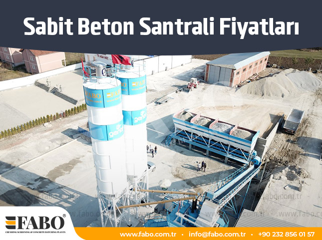 Sabit Beton Santrali Fiyatları