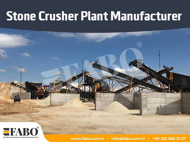 Stone Crushing Plant Manufacturer