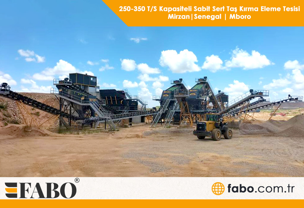 sabit kırma eleme tesisi