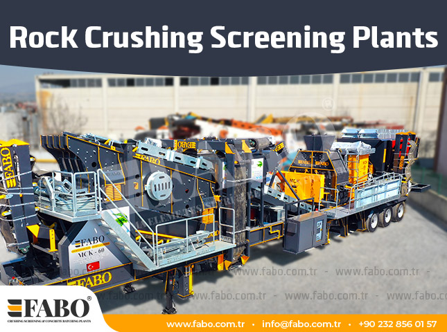Rock Crushing Screening Plants