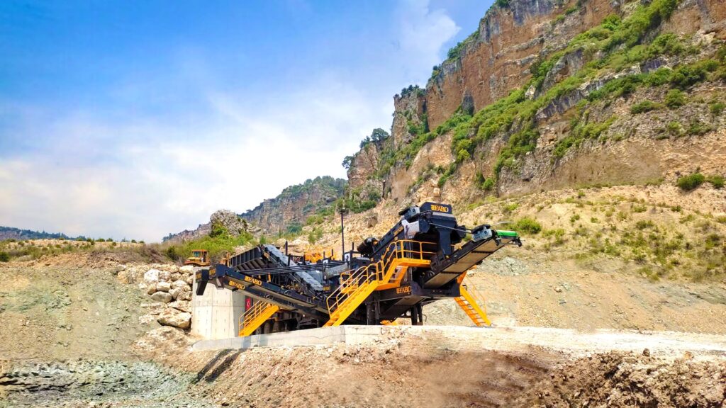 mobile cruhsing screening plant