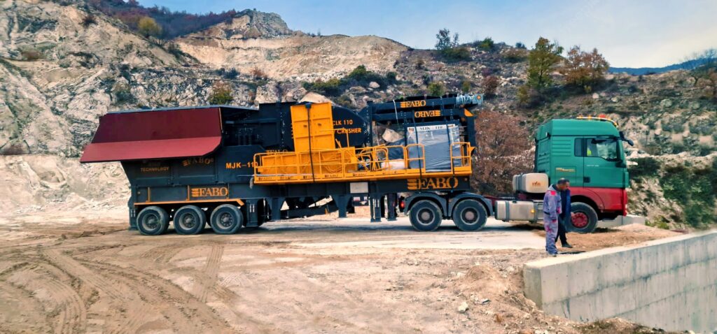 mobile jaw crusher