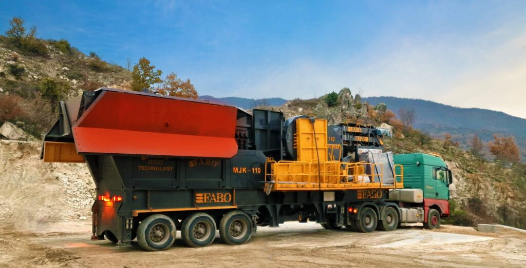 mobile jaw crusher
