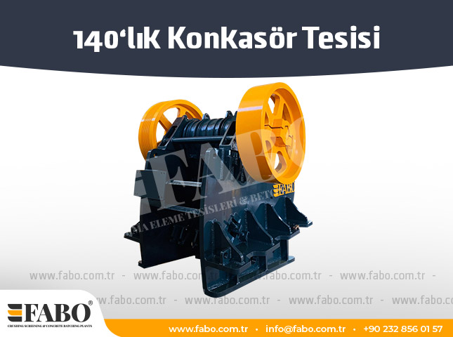 140 lık Konkasör Tesisi