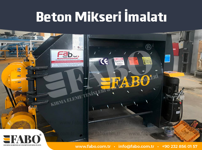 Beton Mikseri İmalatı