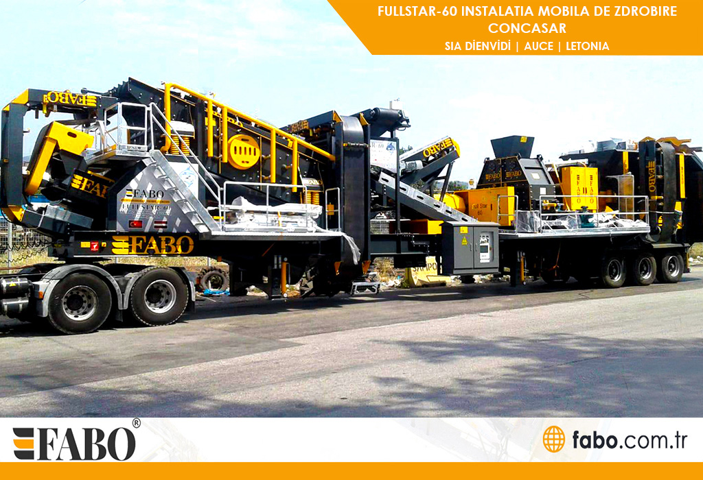 FULLSTAR-60 INSTALATIA MOBILA DE ZDROBIRE-CONCASARE