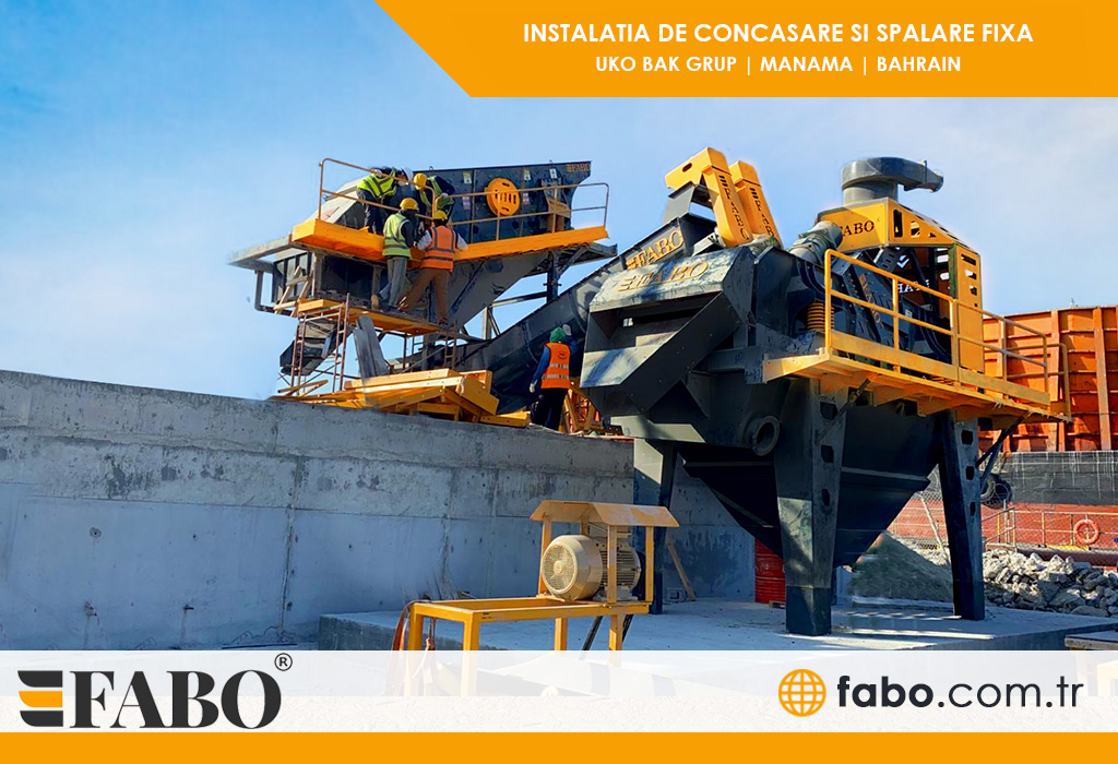 INSTALATIA DE CONCASARE SI SPALARE FIXA