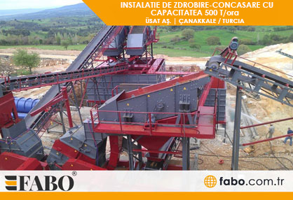 INSTALATIE DE ZDROBIRE-CONCASAR