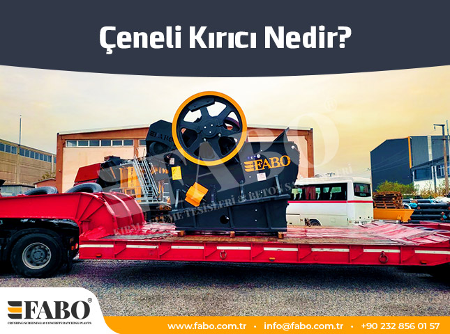 Çeneli Kırıcı Nedir?
