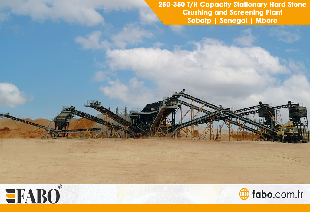Stationary Hard Stone Crushing and Screening Plant