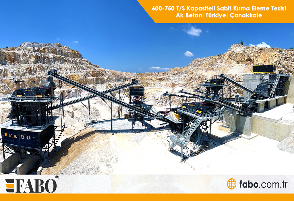 sabit kırma eleme tesisi