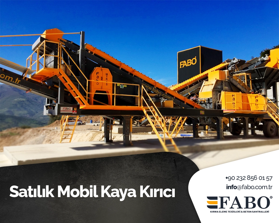 Satılık Mobil Kaya Kırıcı