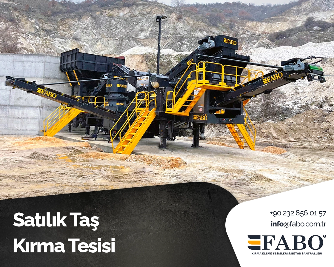 Satılık Taş Kırma Tesisi