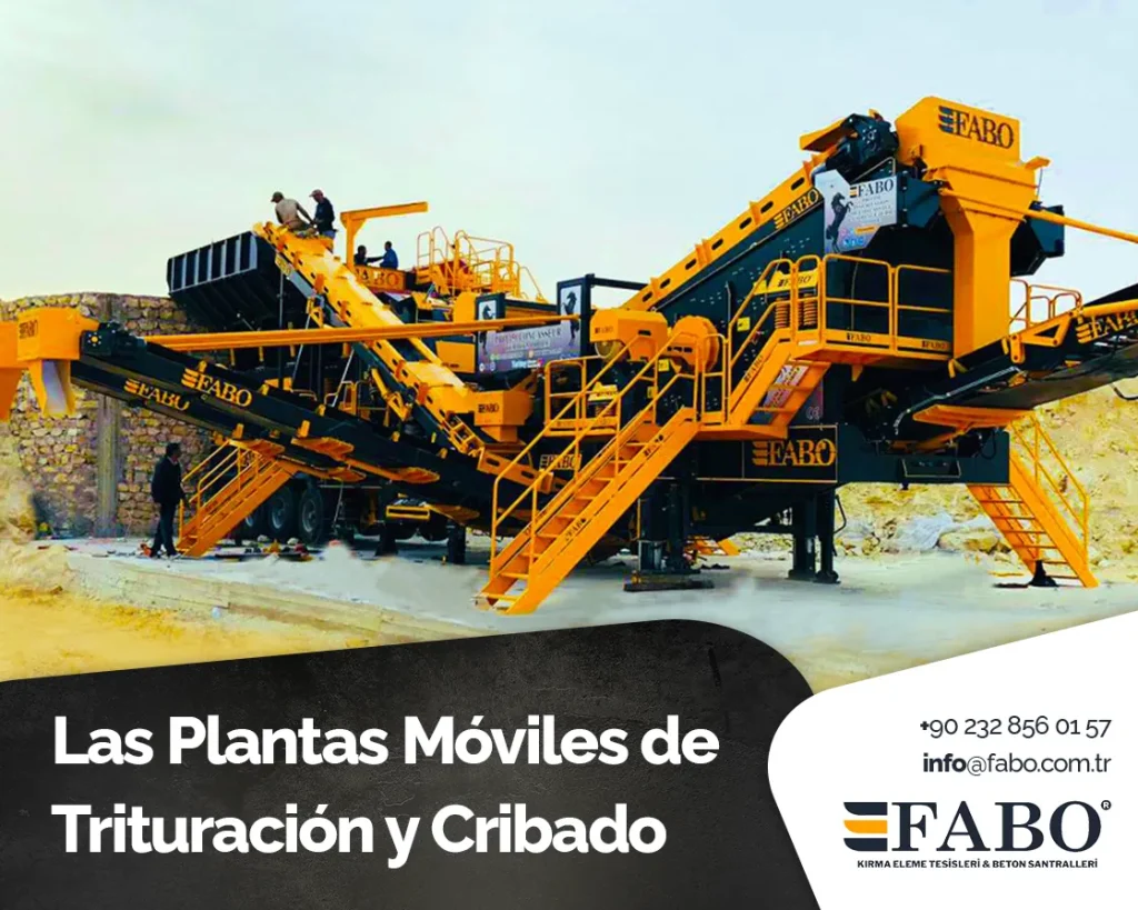 Las Plantas Móviles de Trituración y Cribado