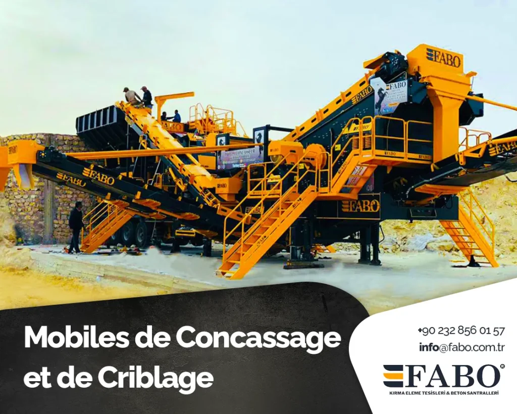 Mobiles de Concassage et de Criblage
