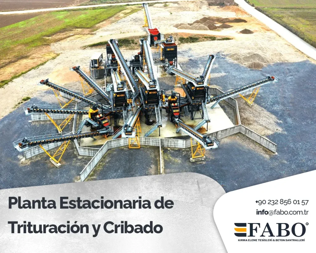 Planta Estacionaria de Trituración y Cribado