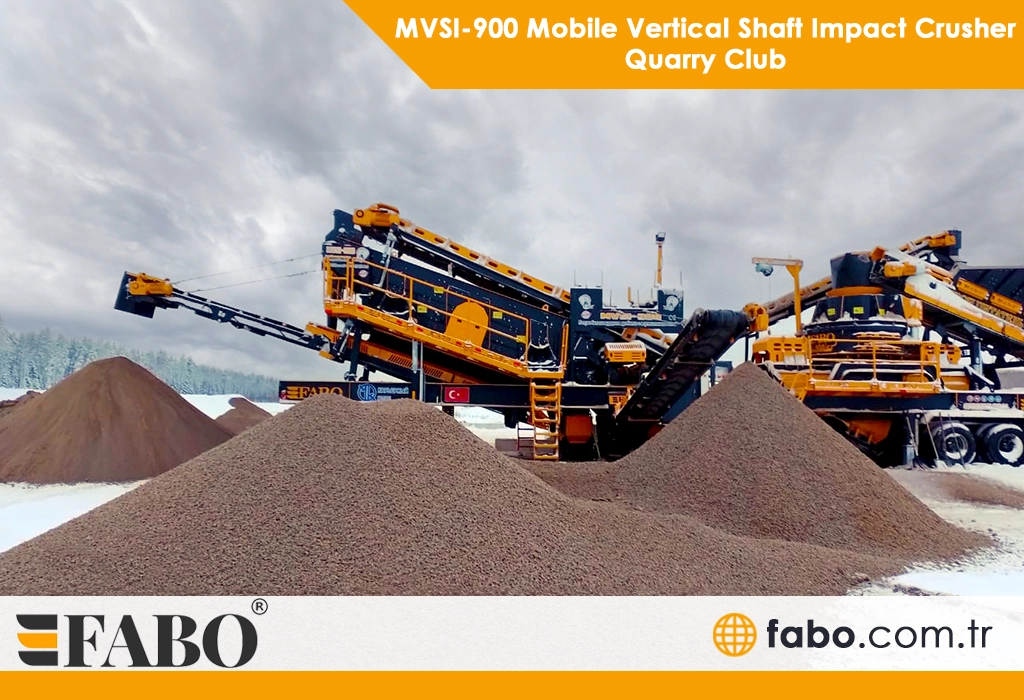 mobile vertical shaft impact crusher