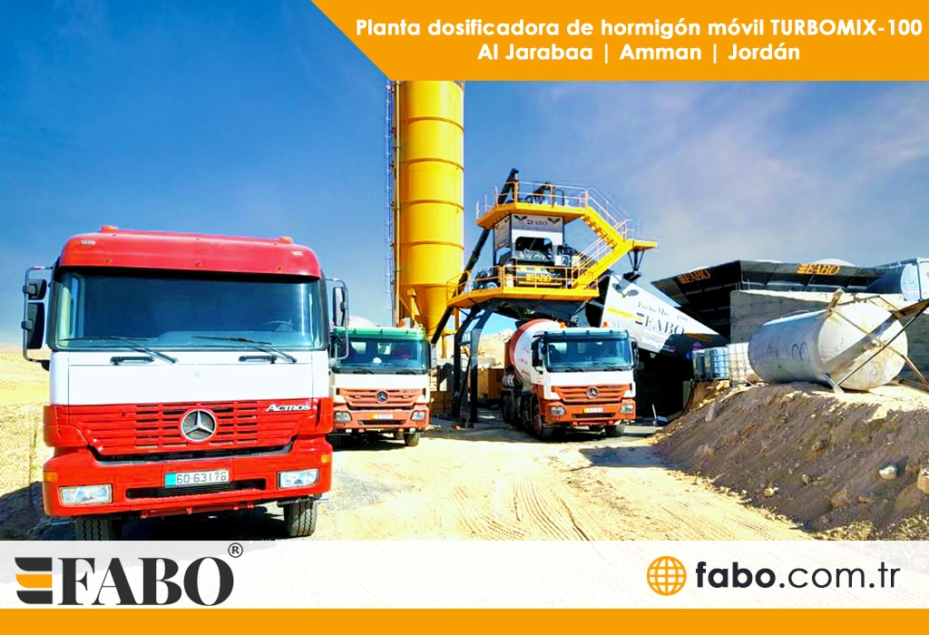 planta dosificadora de hormigón móvil