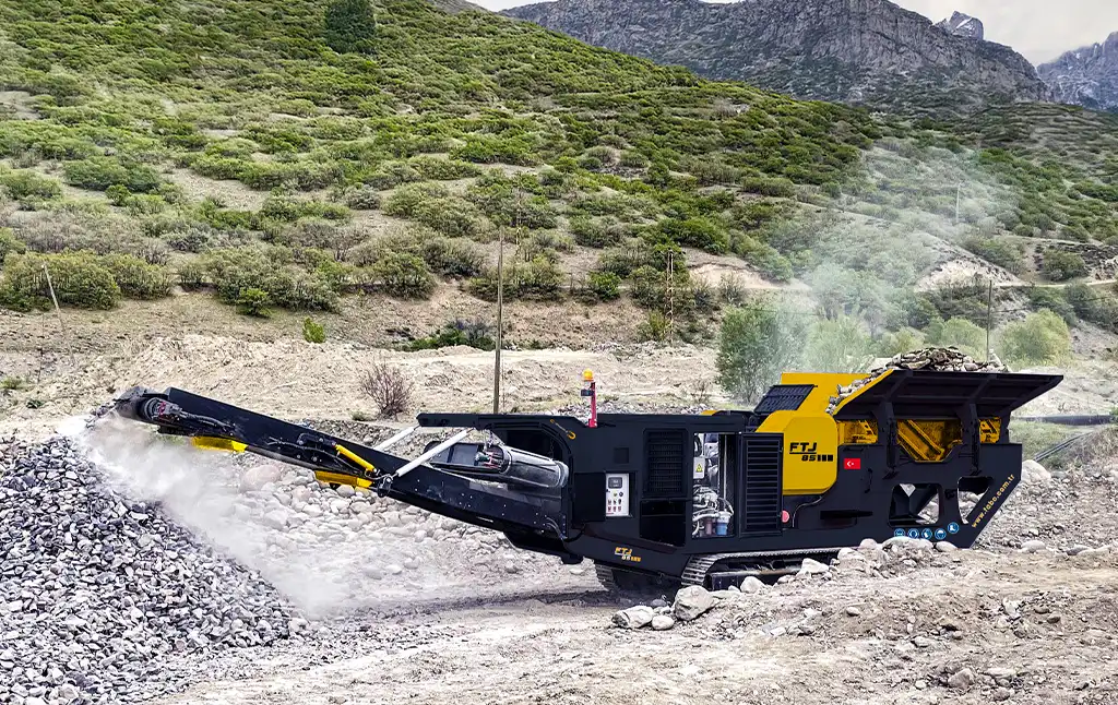 mobile jaw crusher
