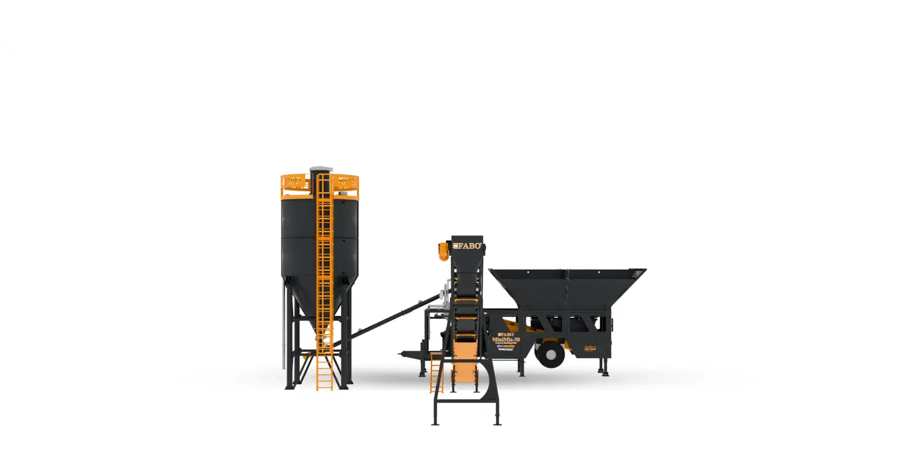 mobile concrete baching plant